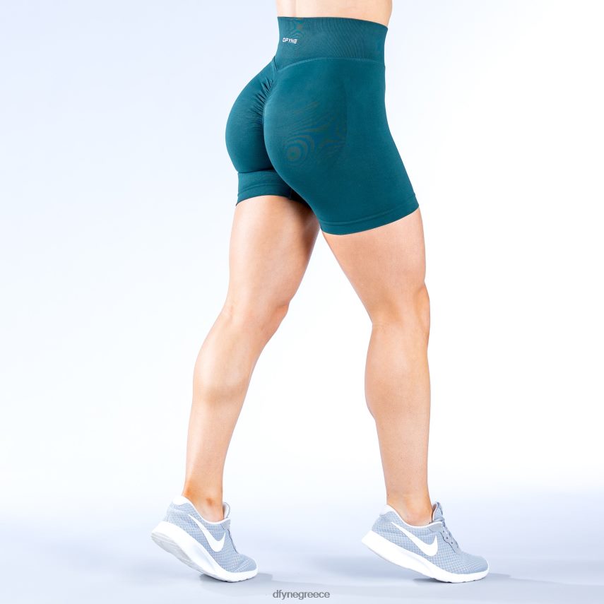 Dfyne δυναμικό σορτς 4,5' 6 σκούρο σμαραγδένιο πράσινο πυθμένα 60JP829