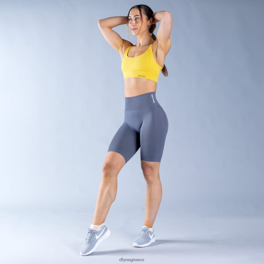 Dfyne δυναμικό σορτς σκούρο πέτρινο γκρι πυθμένα 60JP8294