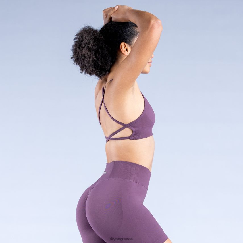 Dfyne δυναμικό αθλητικό σουτιέν χωρίς πλάτη 2 δαμάσκηνο τέλειο άριστος 60JP8220