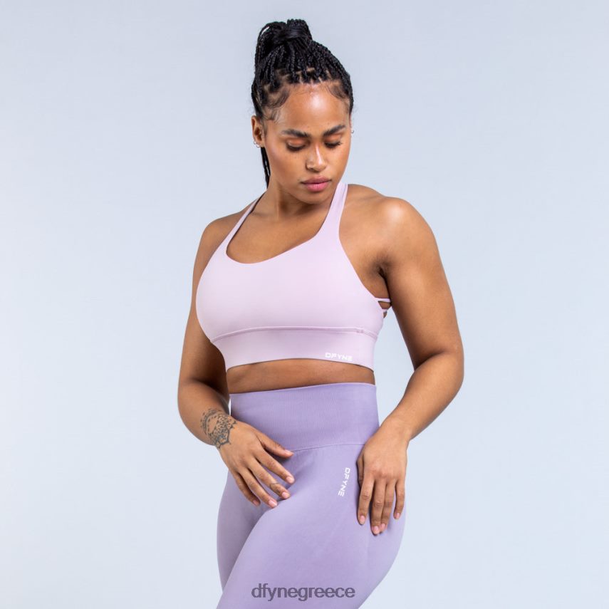 Dfyne αθλητικό σουτιέν προέλευσης μεσαίας στήριξης καπνιστό μωβ άριστος 60JP82102