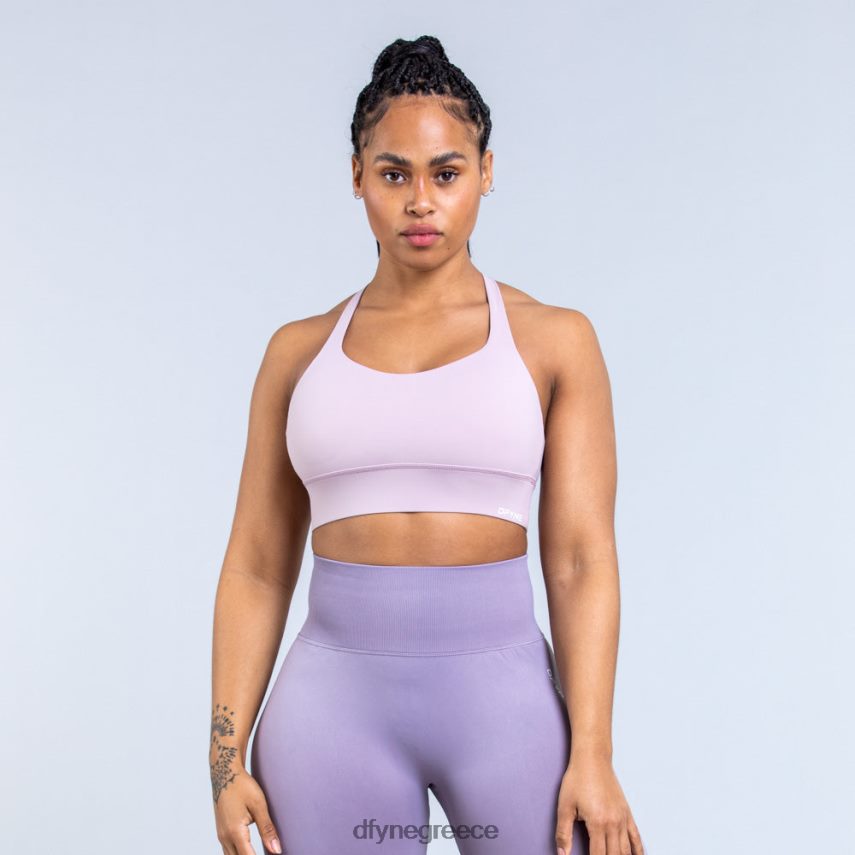 Dfyne αθλητικό σουτιέν προέλευσης μεσαίας στήριξης καπνιστό μωβ άριστος 60JP82102