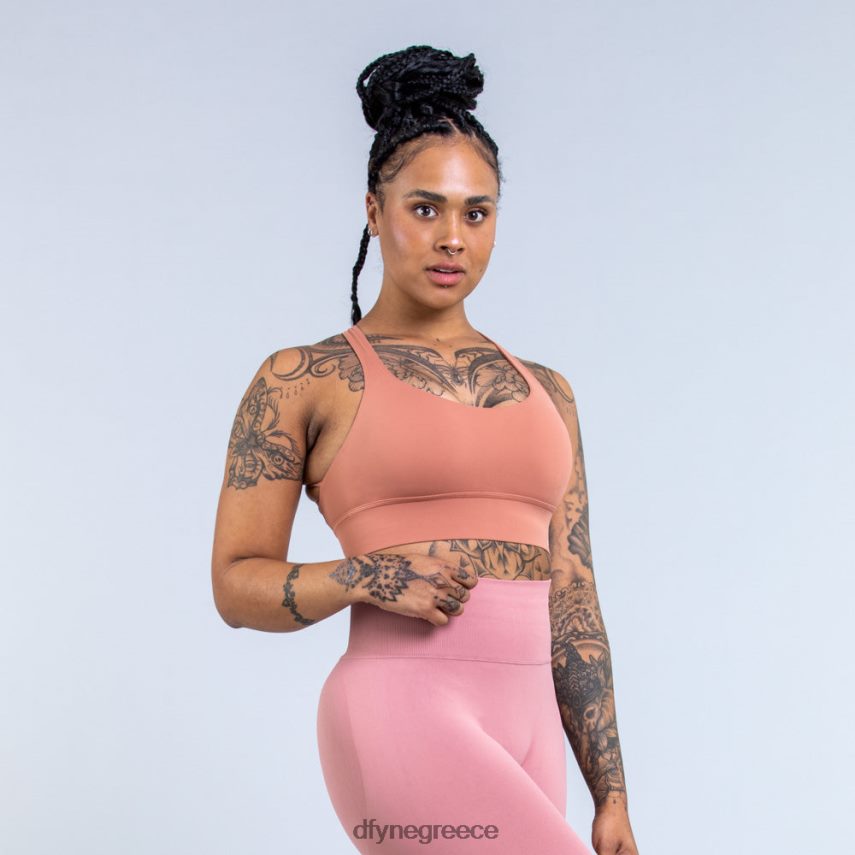 Dfyne αθλητικό σουτιέν προέλευσης μεσαίας στήριξης τούβλο άριστος 60JP82103
