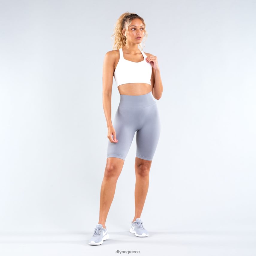 Dfyne αθλητικό σουτιέν προέλευσης μεσαίας στήριξης λευκό ματ άριστος 60JP82116