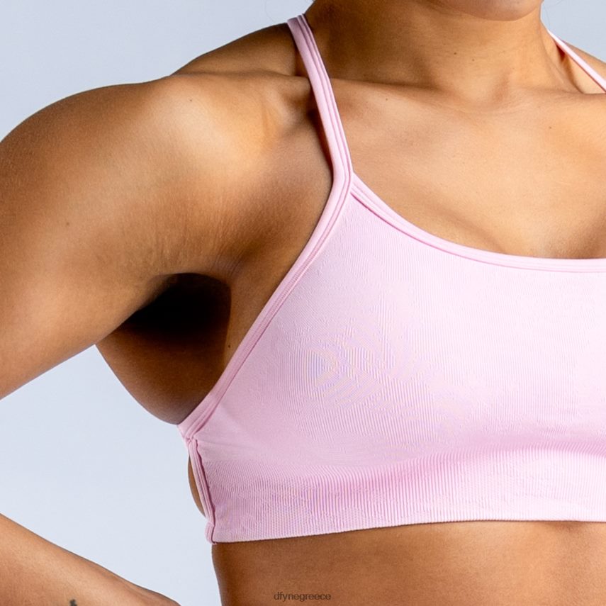 Dfyne δυναμικό αθλητικό σουτιέν με ομίχλη χωρίς πλάτη ανοιχτό ροζ ροζ άριστος 60JP82155