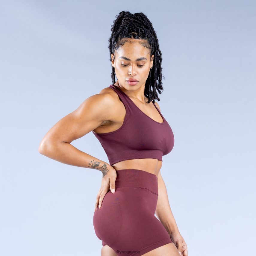 Dfyne δυναμικό αθλητικό σουτιέν χωρίς ραφή Βουργουνδία άριστος 60JP8228