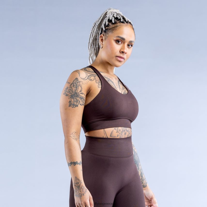 Dfyne δυναμικό αθλητικό σουτιέν καφέ σοκολάτα άριστος 60JP8243 Dfyne δυναμικό αθλητικό σουτιέν καφέ σοκολάτα άριστος 60JP8243